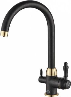 Смеситель для кухни ZORG Steel Hammer SH 723 BLACK BR